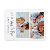 Tying The Knot Wedding Save The Date 2 Foto Magneet (Horizontaal)