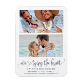 Tying The Knot Wedding Save The Date 2 Foto Magneet (Verticaal)