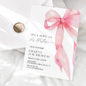 Tying Up Her Thirties Coquette Bow 40th Birthday Kaart