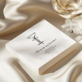 Tying up my Champagne Party Servet