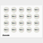 Tylenol Logo Ontwerp Ronde Sticker (Vel)