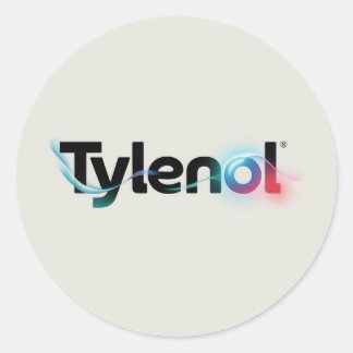 Tylenol Logo Ontwerp Ronde Sticker