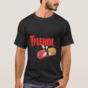 Tylenol t-shirt klassiek ontwerp