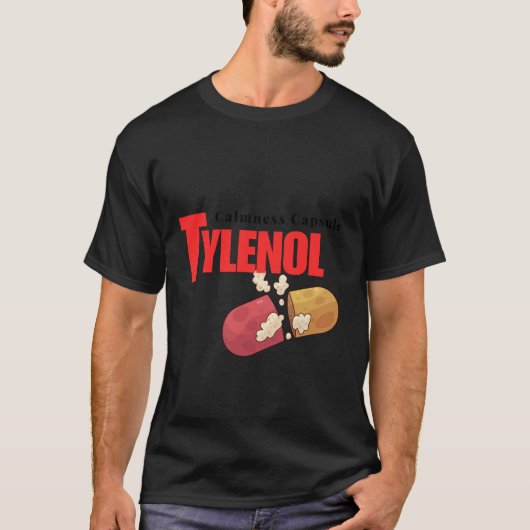 Tylenol t-shirt klassiek ontwerp (Voorkant)
