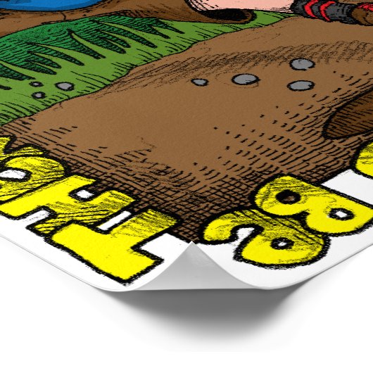 Tyler Bounds Chasing Bigfoot Poster (Hoek)