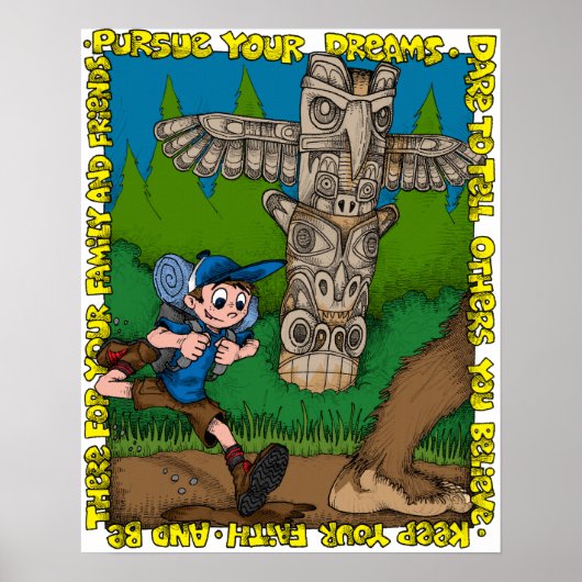 Tyler Bounds Chasing Bigfoot Poster (Voorkant)