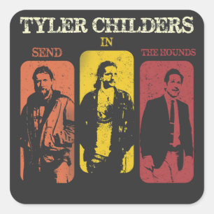 Tyler Childers Music Shirt Vierkante Sticker