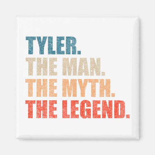 Tyler De Man De Mythe De Legende Magneet (Voorkant)