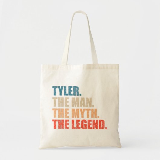 Tyler De Man De Mythe De Legende Tote Bag (Voorkant)