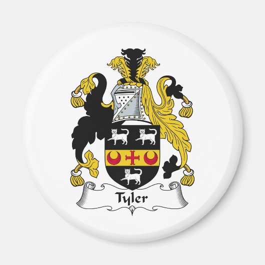 Tyler Family Crest Magneet (Voorkant)