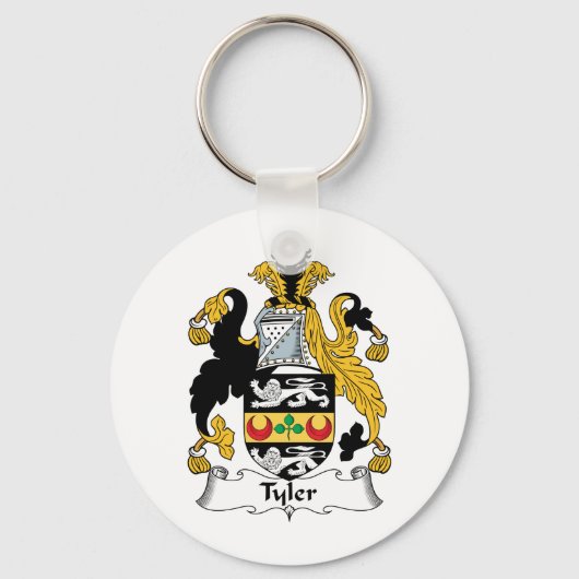 Tyler Family Crest Sleutelhanger (Voorkant)