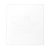 Tyler Freakin' Hynes Notitieblok (Voorkant)