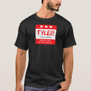 Tyler is mijn naam Gepersonaliseerde bijnaam Custo T-shirt