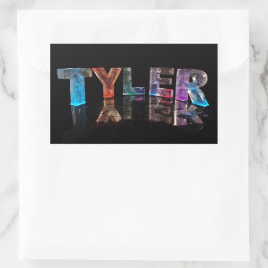 Tyler naam sticker (Tas)