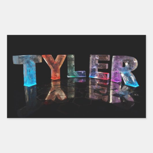 Tyler naam sticker (Voorkant)