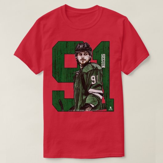 Tyler Seguin Dallas Sketch 91 TShirt (Design voorkant)