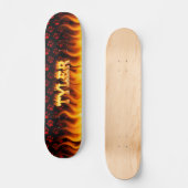 Tyler skateboard brand en vlammenontwerp. (Voorkant)