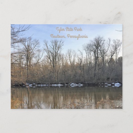 Tyler State Park Briefkaart (Voorkant)