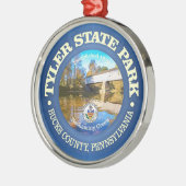 Tyler State Park SP Metalen Ornament (Links)