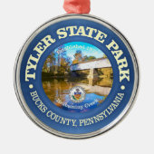 Tyler State Park SP Metalen Ornament (Voorkant)