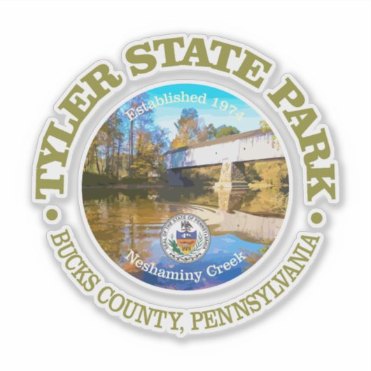 Tyler State Park SP Sticker (Voorkant)