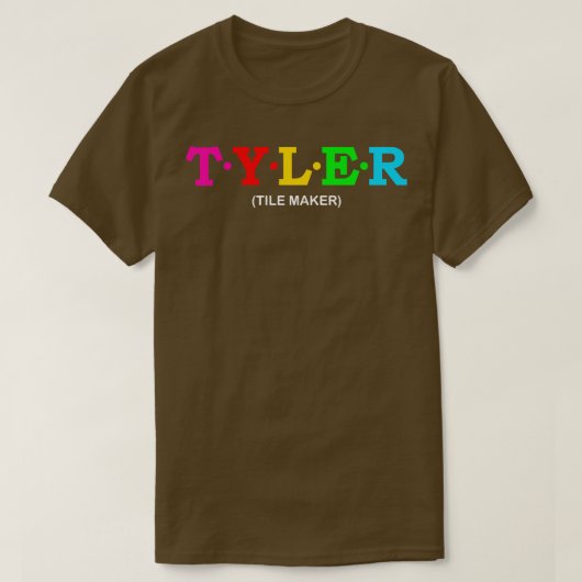 Tyler Tegel Maker T-shirt (Design voorkant)