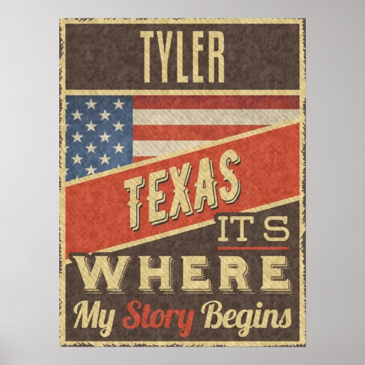 Tyler Texas Poster (Voorkant)
