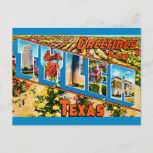 Tyler TX Ansichtkaart Briefkaart
