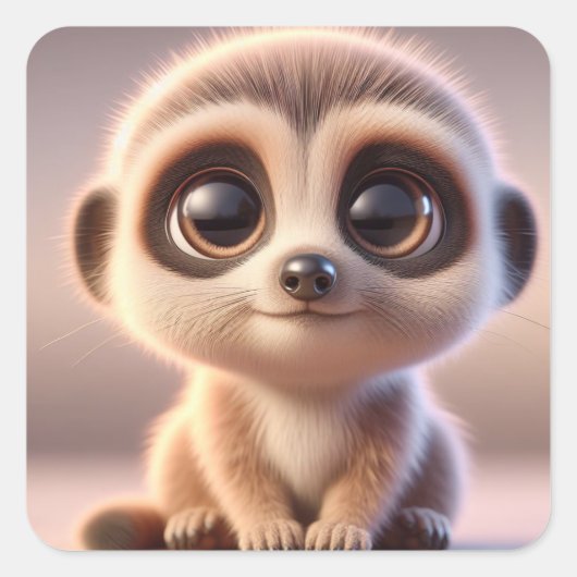 "Tyler" Vierkante Sticker (Voorkant)