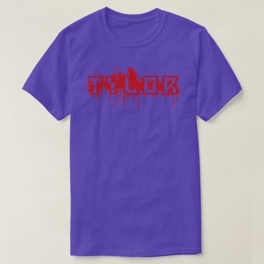 Tylor - Voornaam Halloween Costume Personalized T-shirt (Design voorkant)
