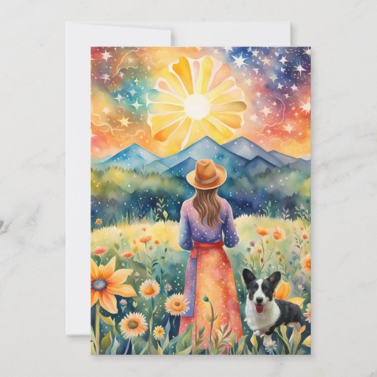 Tyme in Sunshine Scenery Aangepaste Kaart (Voorkant)