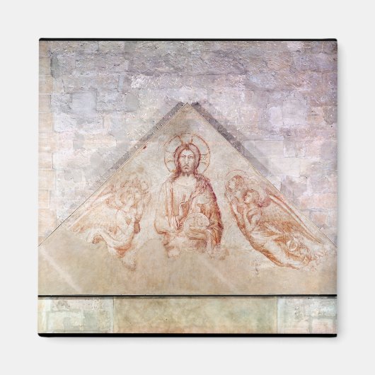 Tympanum die Christus de Redemptor afschildert Magneet (Voorkant)