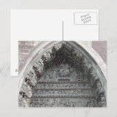 Tympanum van het linkerportaal briefkaart (Voorkant / Achterkant)