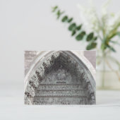 Tympanum van het linkerportaal briefkaart (Staand voorkant)
