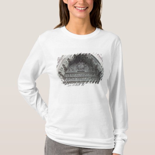 Tympanum van het linkerportaal t-shirt (Voorkant)
