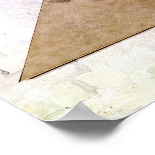 Tympanum voor de Savior Blessing, 1341 Poster (Hoek)