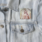 Tympanum voor de Savior Blessing, 1341 Vierkante Button 5,1 Cm (In situ)