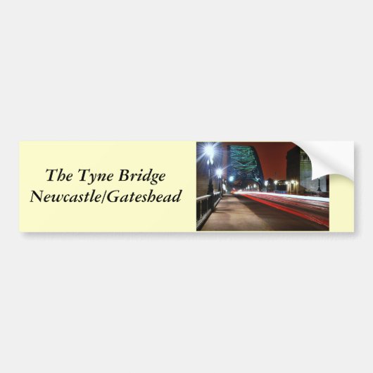 Tyne Bridge Bumpersticker (Voorkant)