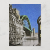 Tyne Bridge, Engeland Briefkaart (Voorkant)