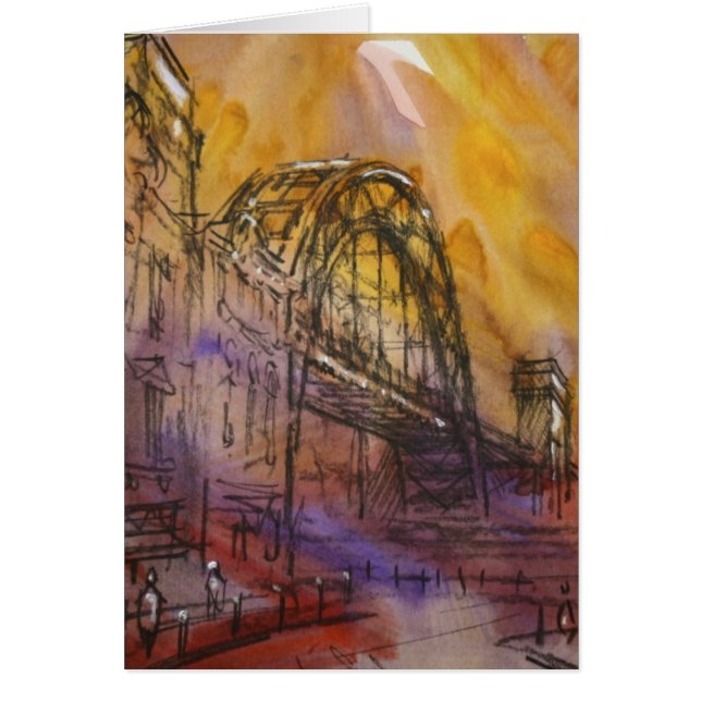 Tyne Bridge Newcastle Card (Voorkant)