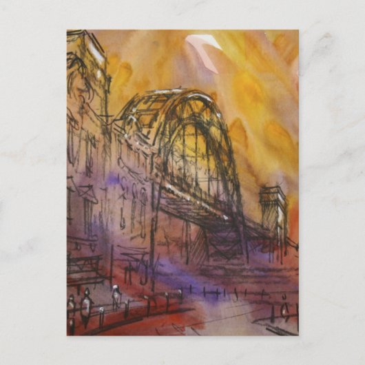 Tyne Bridge Newcastle Postcard Briefkaart (Voorkant)