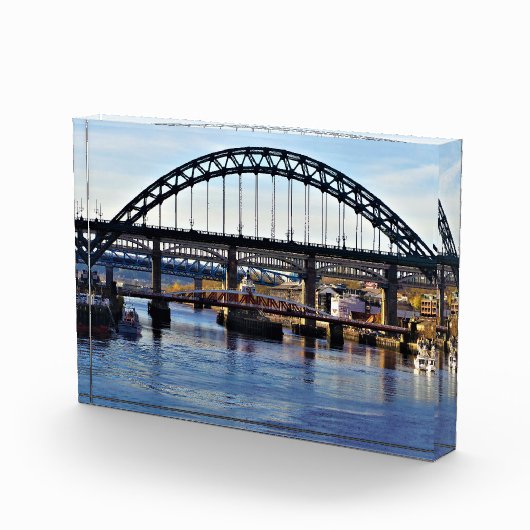 Tyne Bridge Newcastle UK Photo Block Fotoblokken (Rechts)