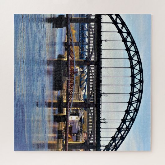 Tyne Bridge Newcastle UK Photo Square Legpuzzel (Horizontaal)