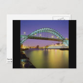 Tyne Bridge, Newcastle-Upon-Tyne, Engeland Briefkaart (Voorkant / Achterkant)