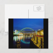 Tyne Bridge, Newcastle-Upon-Tyne, Engeland Briefkaart (Voorkant / Achterkant)