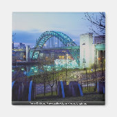 Tyne Bridge, Newcastle-Upon-Tyne, Engeland Magneet (Voorkant)
