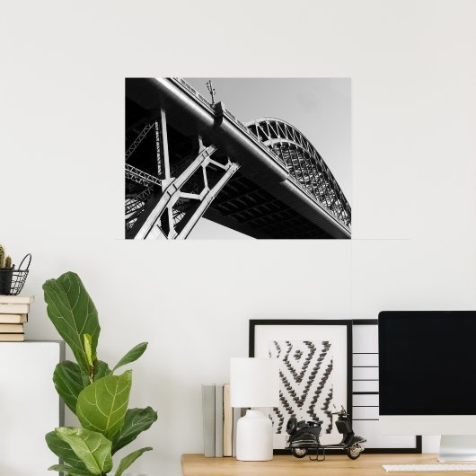 Tyne Bridge Poster/Afdrukken Poster (Thuiskantoor)