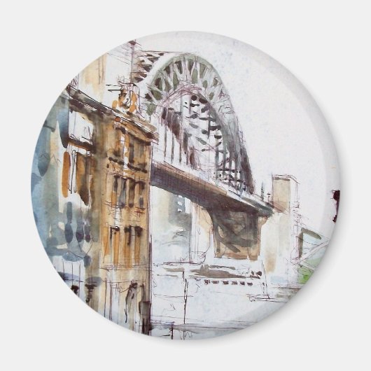 Tyne Bridge van Dean Street Magnet (Voorkant)