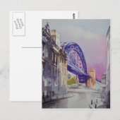 Tyne Bridge van Dean Street Post Card Briefkaart (Voorkant / Achterkant)