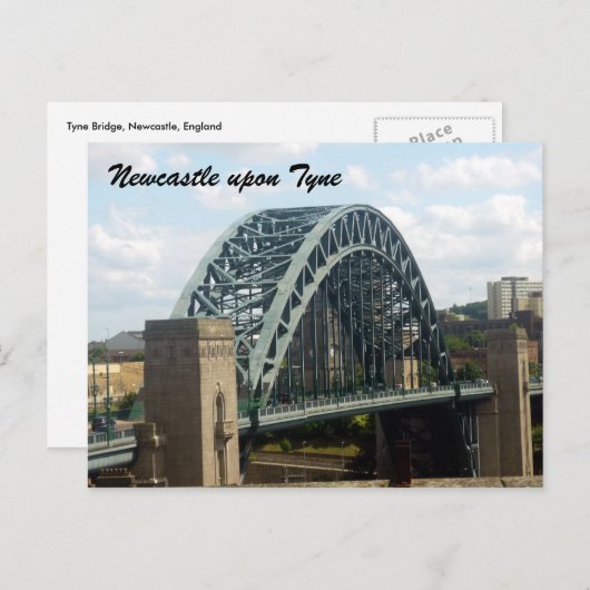 tynebrug briefkaart (Voorkant / Achterkant)